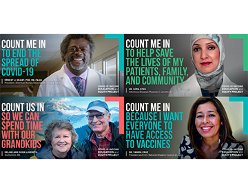 “Count Me In” Campaign Launches, Sharing Real Stories to Highlight Support for COVID-19 Vaccination