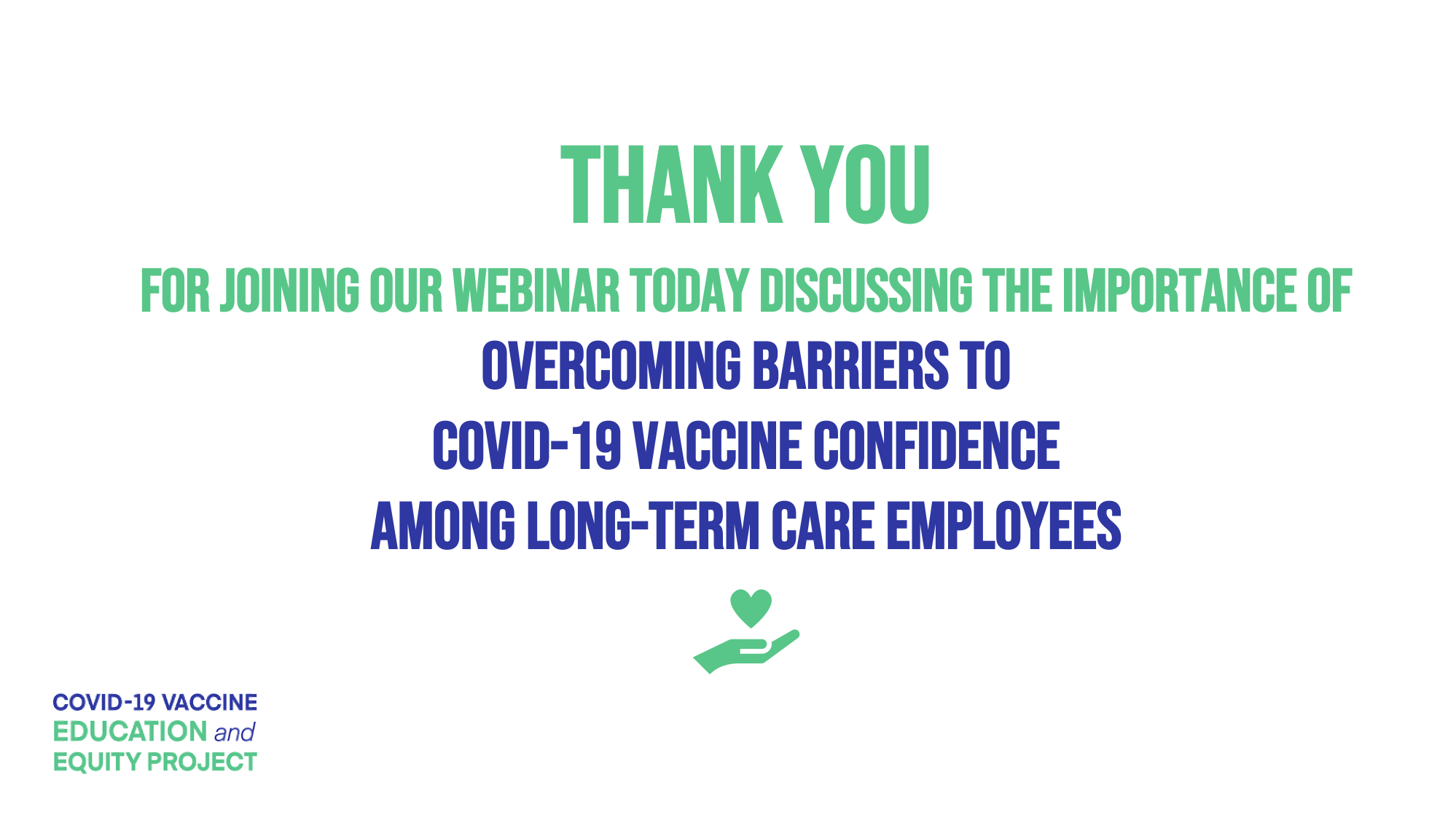 Webinar Recording: Overcoming Barriers to COVID-19 Vaccine Confidence in Long-Term Care