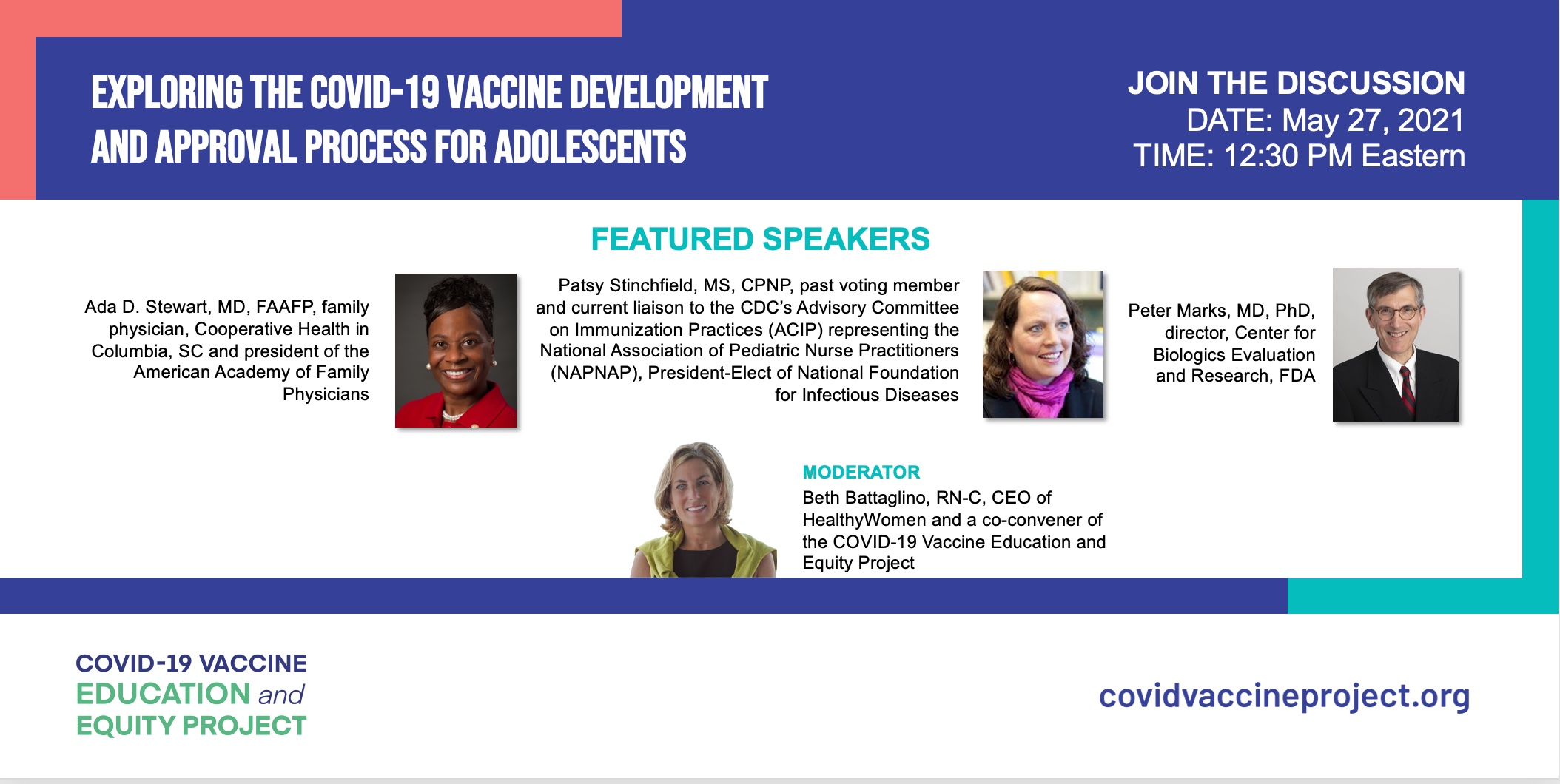 Webinar Recording: “Exploring the COVID-19 Vaccine Development and Approval Process for Adolescents”