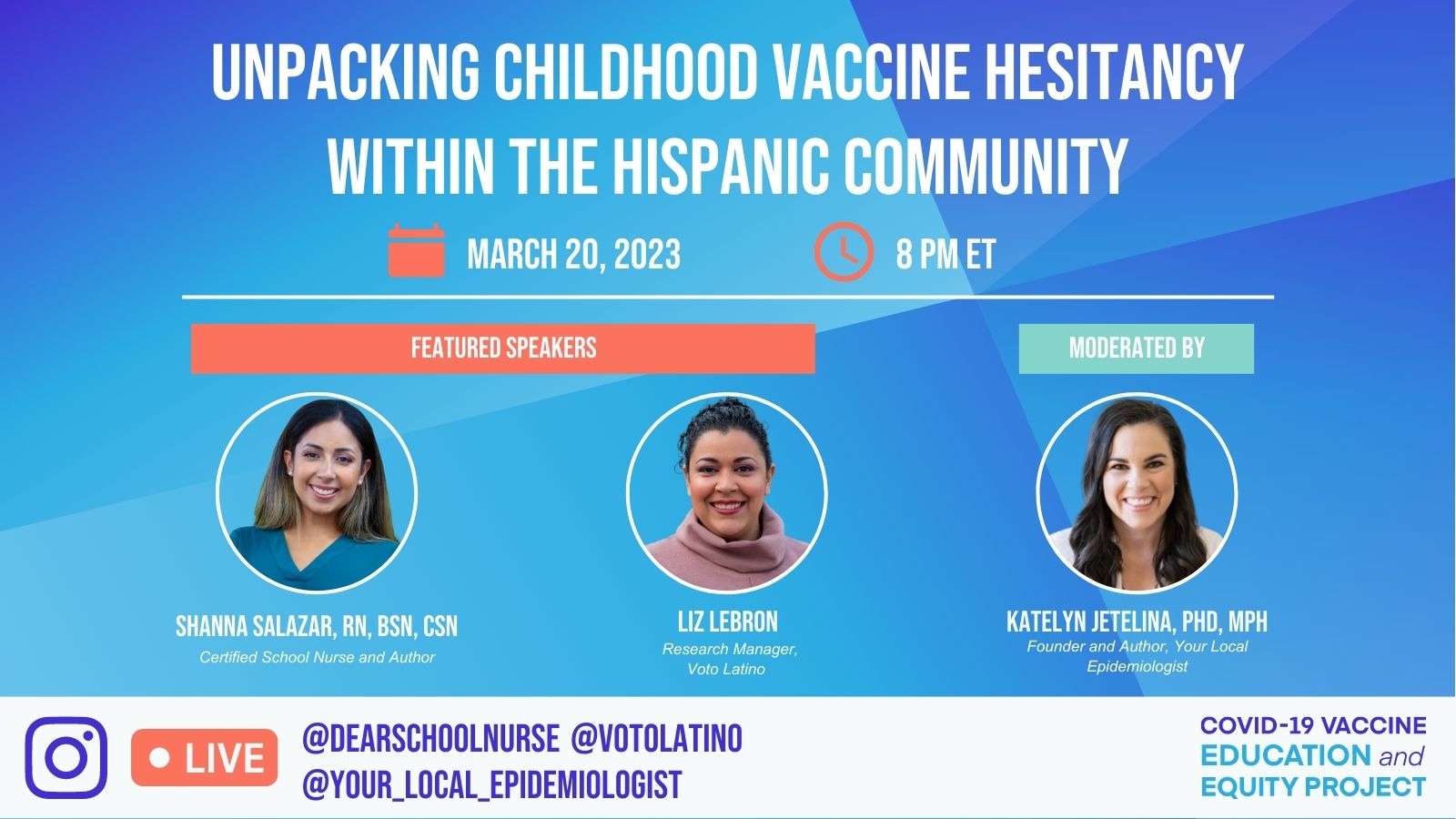 Unpacking Childhood Vaccine Hesitancy Within the Hispanic Community